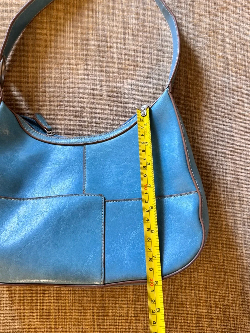 Vintage retro blue